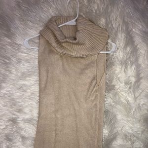 CHARLOTTE RUSSE COWL NECK SWEATER DRESS